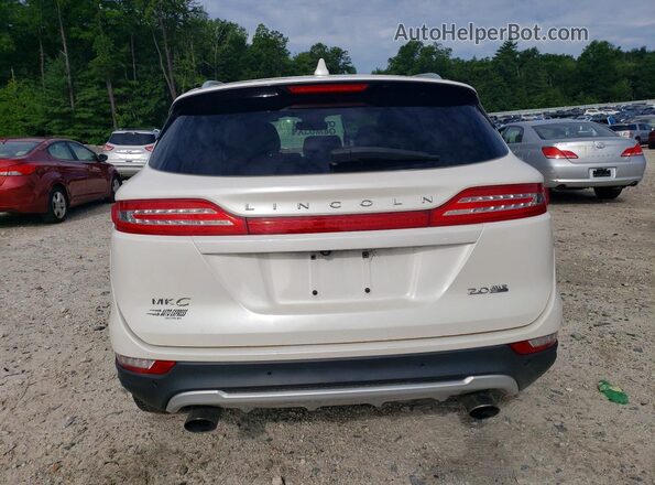 5LMCJ1D93GUJ20749 2016 LINCOLN MKC White უკანა ხედი