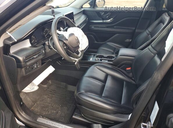 5LMCJ1D93MUL11289 2021 LINCOLN CORSAIR Black Widok wnętrza z przodu