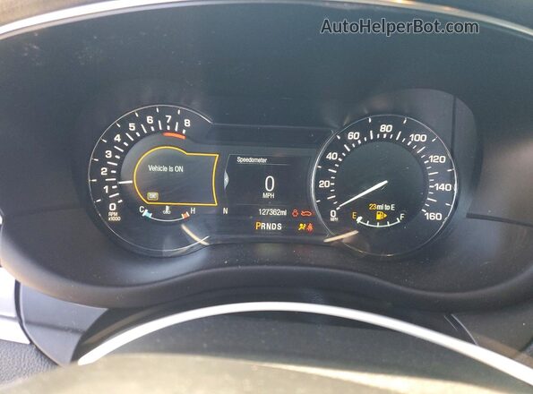 5LMCJ1D94HUL46459 2017 LINCOLN MKC Black Widok zestawu wskaźników