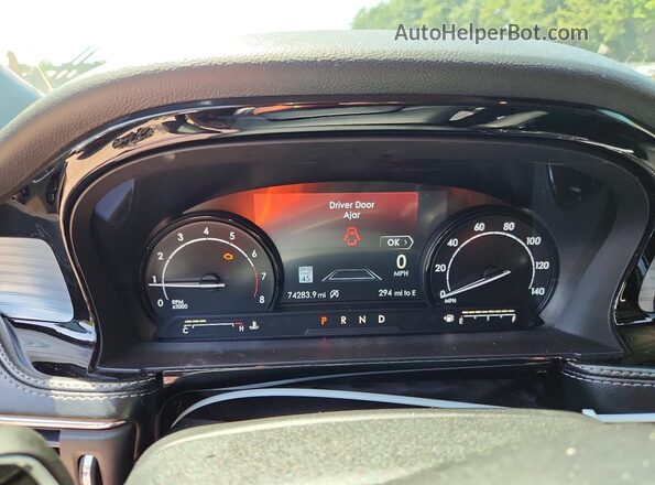 5LMCJ1D95LUL07131 2020 LINCOLN CORSAIR Black Вид щитка приладів