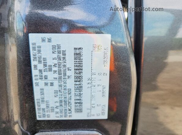 5LMCJ1D97JUL19293 2018 LINCOLN MKC Серый Вид подкапотного пространства