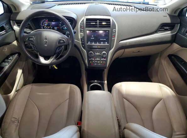 5LMCJ1D97KUL51503 2019 LINCOLN MKC White Dashboard view