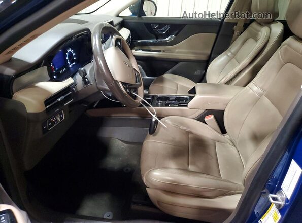 5LMCJ1D98LUL00805 2020 LINCOLN CORSAIR Blue Widok wnętrza z przodu