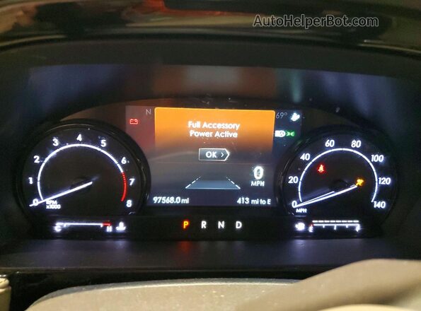 5LMCJ1D98LUL00805 2020 LINCOLN CORSAIR Blue Widok zestawu wskaźników