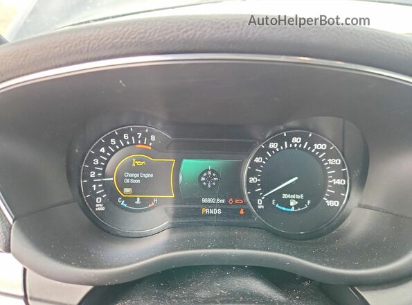 5LMCJ1D99GUJ03714 2016 LINCOLN MKC Black Instrument cluster view