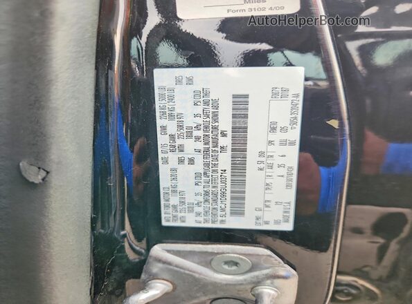 5LMCJ1D99GUJ03714 2016 LINCOLN MKC Black VIN sticker view