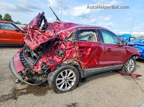 5LMCJ2C92HUL09496 2017 LINCOLN MKC Maroon Задня права чверть