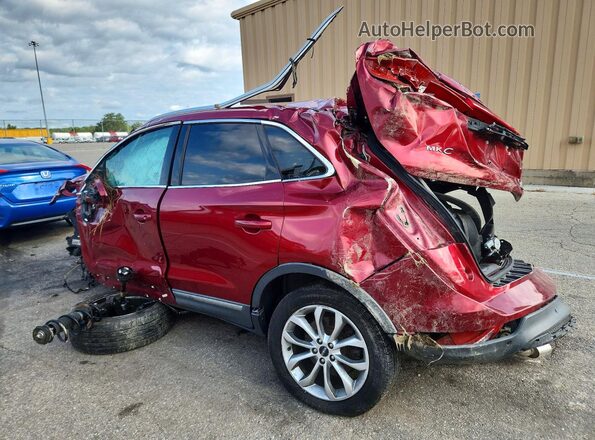 5LMCJ2C92HUL09496 2017 LINCOLN MKC Maroon Задня ліва чверть