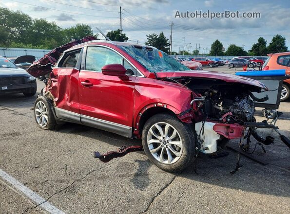 5LMCJ2C92HUL09496 2017 LINCOLN MKC Maroon Передня права чверть
