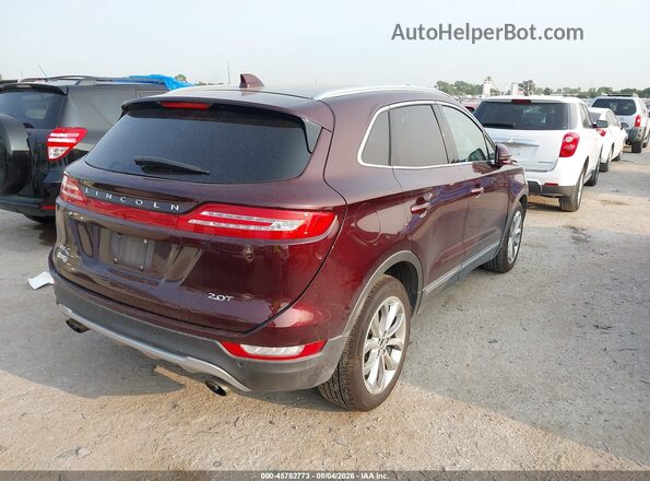 5LMCJ2C92HUL69603 2017 LINCOLN MKC Maroon Հետևի աջ