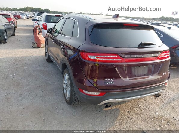 5LMCJ2C92HUL69603 2017 LINCOLN MKC Maroon Հետևի ձախ