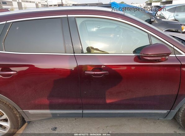 5LMCJ2C92HUL69603 2017 LINCOLN MKC Maroon Սալոնի հետևի տեսք