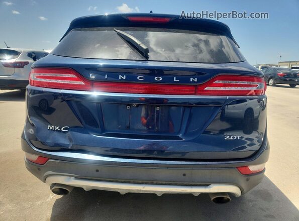 5LMCJ2C95HUL36367 2017 LINCOLN MKC Blue Вид ззаду