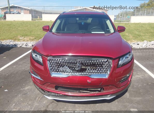 5LMCJ2C95KUL37462 2019 LINCOLN MKC Red Widok wnętrza z tyłu
