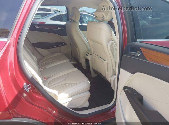 5LMCJ2C95KUL37462 2019 LINCOLN MKC Red Widok naklejki z numerem VIN