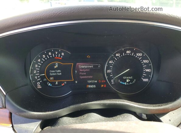 5LMCJ2C96JUL12066 2018 LINCOLN MKC Фиолетовый Вид щитка приборов
