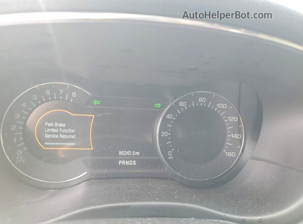 5LMCJ2C97GUJ08370 2016 LINCOLN MKC Черный Вид щитка приборов