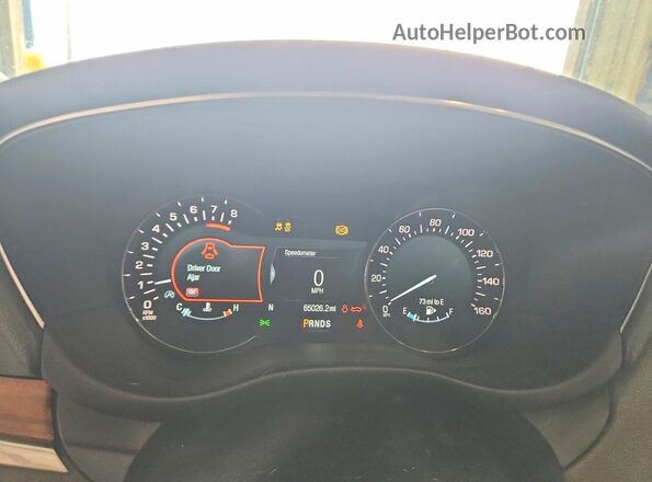 5LMCJ2C97HUL46771 2017 LINCOLN MKC Silver Вид щитка приладів