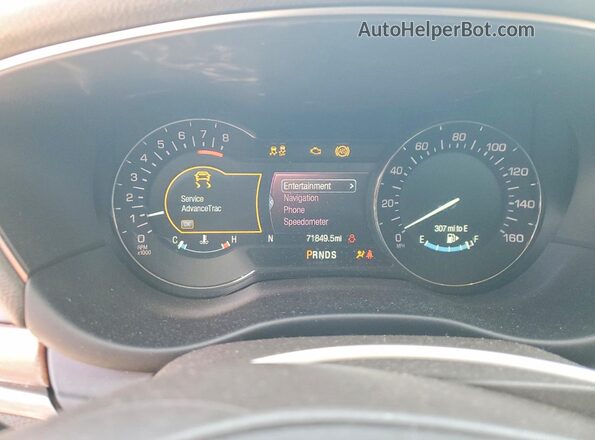 5LMCJ2C9XKUL37330 2019 LINCOLN MKC Серый Вид щитка приборов