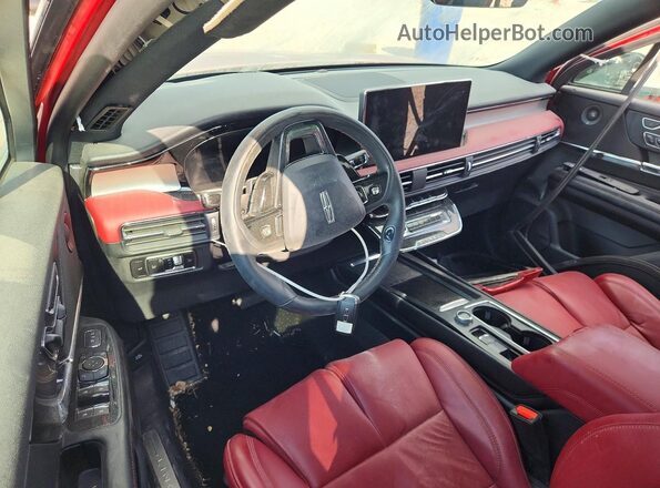 5LMCJ2CA7SUL13111 2025 LINCOLN CORSAIR Red Dashboard view