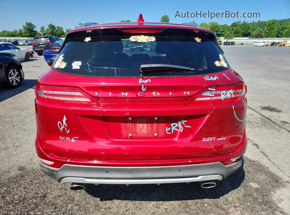 5LMCJ2D92JUL15190 2018 LINCOLN MKC Red Vista trasera