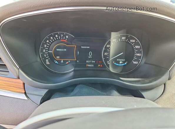 5LMCJ2D92JUL32667 2018 LINCOLN MKC Белый Вид щитка приборов