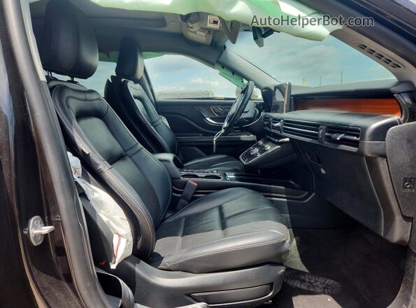 5LMCJ2D97NUL02540 2022 LINCOLN CORSAIR Black Вид салону спереду