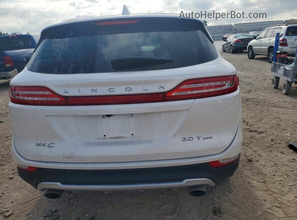 5LMCJ2D98JUL20734 2018 LINCOLN MKC White Вид ззаду