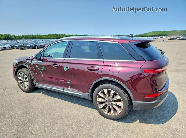 5LMCJ2D98LUL00938 2020 LINCOLN CORSAIR Burgundy Rear left