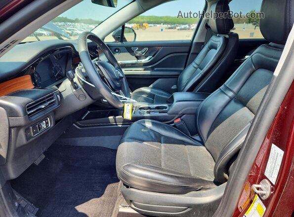 5LMCJ2D98LUL00938 2020 LINCOLN CORSAIR Burgundy Front interior view