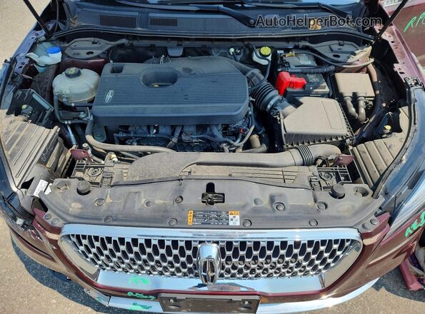 5LMCJ2D98LUL00938 2020 LINCOLN CORSAIR Burgundy Engine compartment view