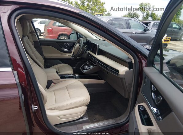 5LMCJ2D98LUL09221 2020 LINCOLN CORSAIR Burgundy Front interior view