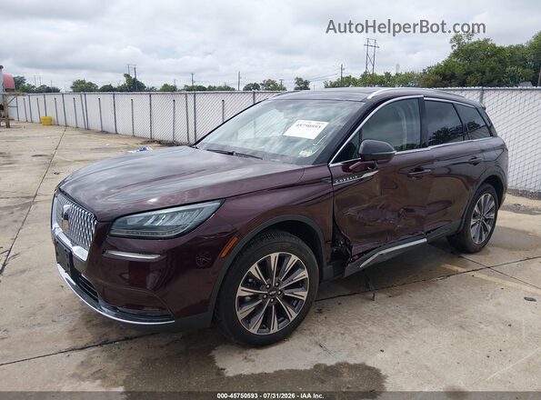 5LMCJ2D98LUL09221 2020 LINCOLN CORSAIR Burgundy Front left