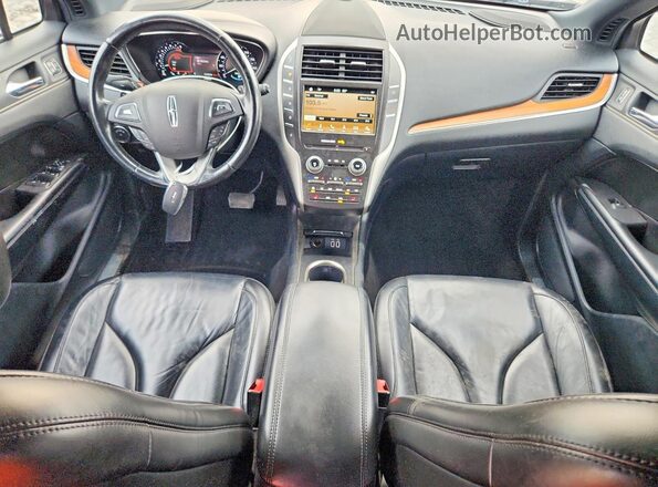 5LMCJ2D9XKUL12345 2019 LINCOLN MKC Burgundy Dashboard view
