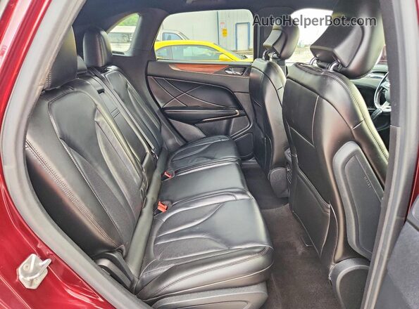 5LMCJ2D9XKUL12345 2019 LINCOLN MKC Burgundy Rear interior view