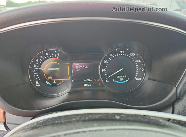 5LMCJ2D9XKUL12345 2019 LINCOLN MKC Burgundy Instrument cluster view