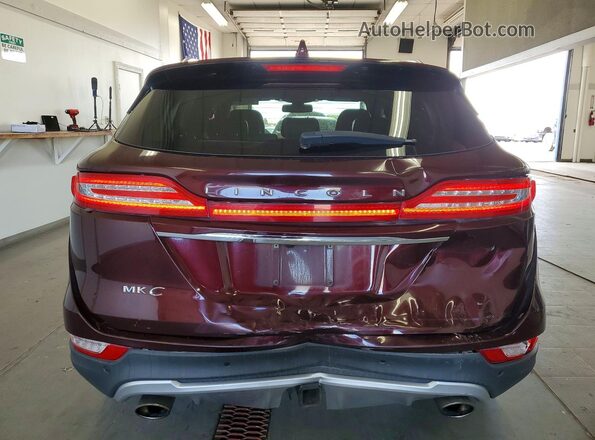 5LMCJ2D9XKUL43000 2019 LINCOLN MKC Burgundy Հետևի տեսք