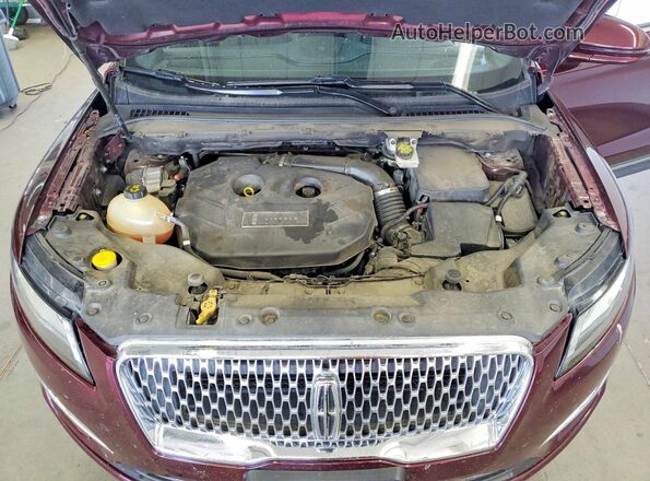 5LMCJ2D9XKUL43000 2019 LINCOLN MKC Burgundy Շարժիչի բաժամունքի տեսք
