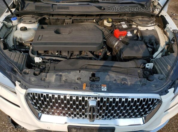 5LMCJ2DH8LUL21859 2020 LINCOLN CORSAIR White Engine compartment view