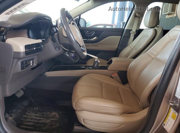 5LMCJ2DH9LUL09610 2020 LINCOLN CORSAIR Tan Vista interior delantera