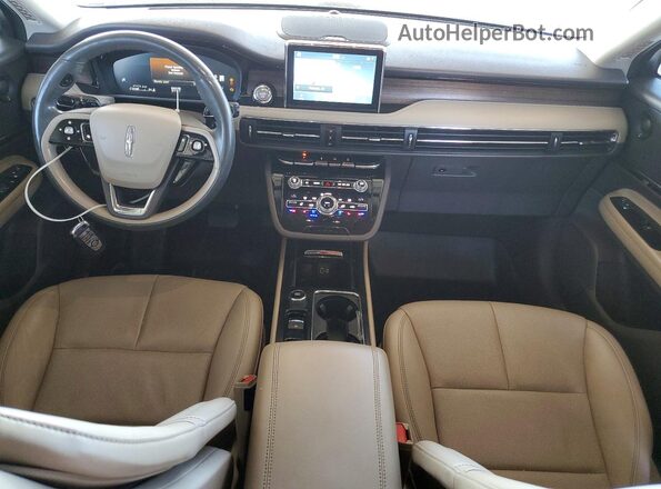 5LMCJ2DH9LUL09610 2020 LINCOLN CORSAIR Tan Vista del salpicadero