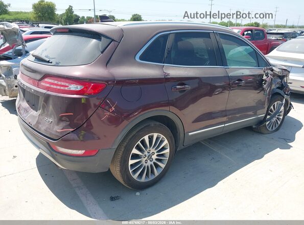 5LMCJ3C93HUL11974 2017 LINCOLN MKC Purple Задня права чверть