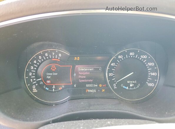 5LMCJ3C94KUL27768 2019 LINCOLN MKC White Вид щитка приладів