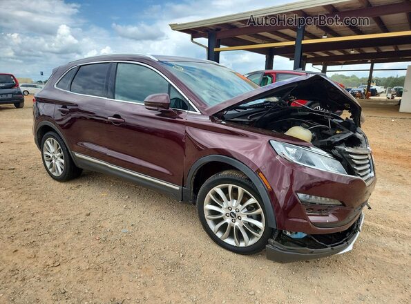 5LMCJ3C96HUL24105 2017 LINCOLN MKC Burgundy Передня права чверть