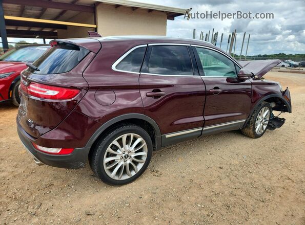 5LMCJ3C96HUL24105 2017 LINCOLN MKC Burgundy Задня права чверть