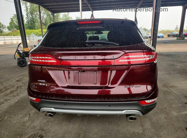 5LMCJ3D90JUL31040 2018 LINCOLN MKC Red Rear view