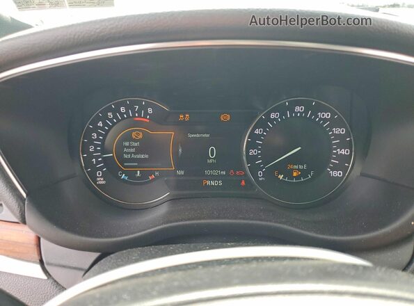5LMCJ3D91KUL12952 2019 LINCOLN MKC Белый Вид щитка приборов