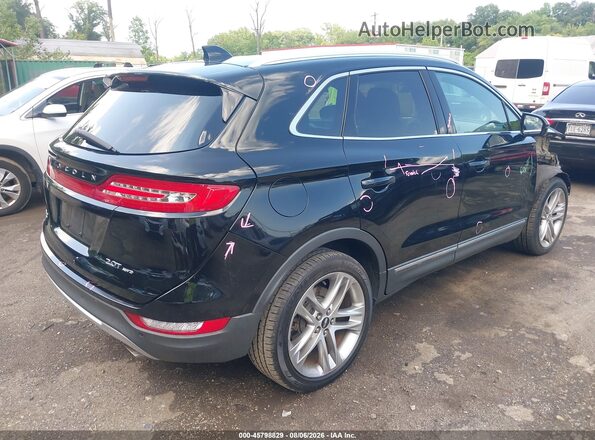 5LMCJ3D95HUL32467 2017 LINCOLN MKC Черный Задняя правая четверть