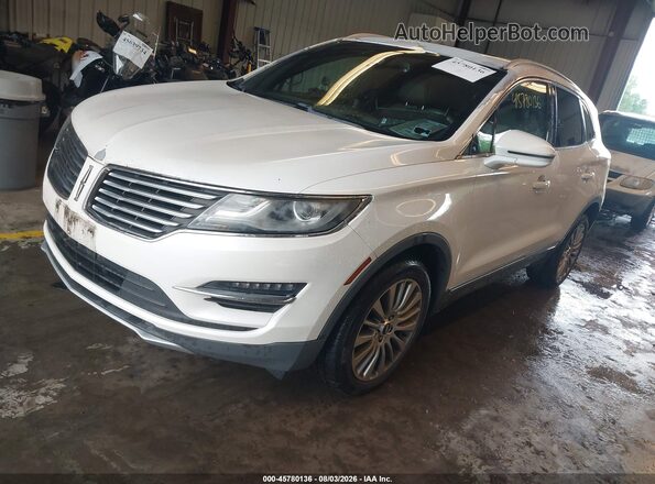 5LMCJ3D96GUJ26671 2016 LINCOLN MKC Белый Передняя левая четверть