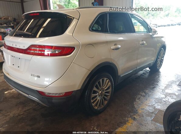5LMCJ3D96GUJ26671 2016 LINCOLN MKC Белый Задняя правая четверть